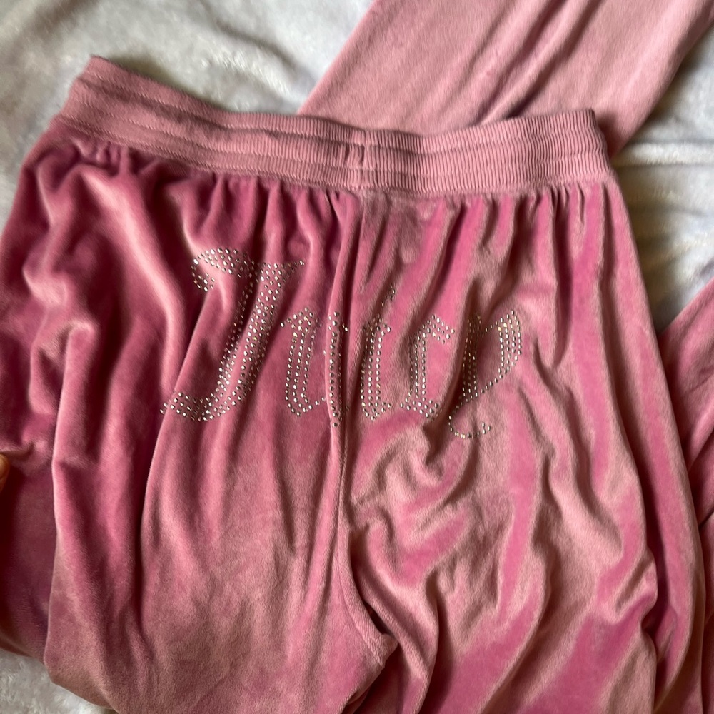 Juicy Couture Pink Velour Pants